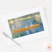 Pierre-Auguste Renoir - De Skiff Rechthoekige Sticker (Envelop)