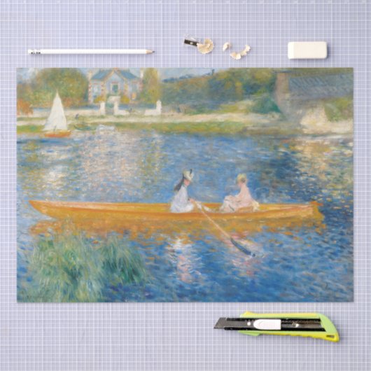 Pierre-Auguste Renoir - De Skiff Tissuepapier (Craft)