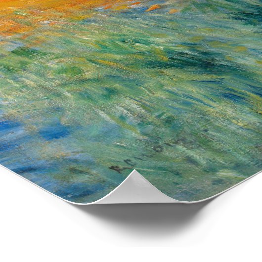 Pierre-Auguste Renoir - De sloep Poster (Hoek)