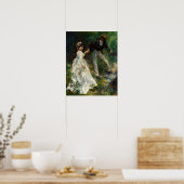 Pierre-Auguste Renoir - De Wandeling Poster (Keuken)