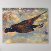 Pierre-Auguste Renoir-Dead Pheasant in de sneeuw Poster (Voorkant)