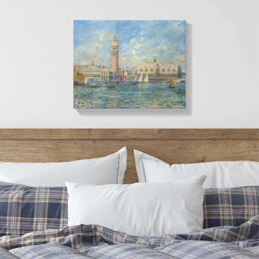 Pierre Auguste Renoir Doges Palace Venice Canvas Afdruk (Insitu (Slaapkamer))