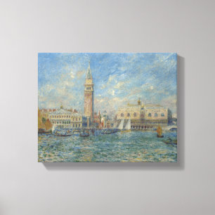Pierre Auguste Renoir Doges Palace Venice Canvas Afdruk
