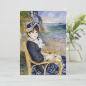 Pierre-Auguste Renoir - door de Seashore Bedankkaart (Staand voorkant)