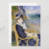 Pierre-Auguste Renoir - door de Seashore Bedankkaart (Voorkant / Achterkant)