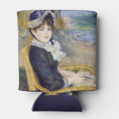 Pierre-Auguste Renoir - door de Seashore Blikjeskoeler (Achterkant)