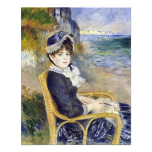 Pierre-Auguste Renoir - door de Seashore Foto Afdruk