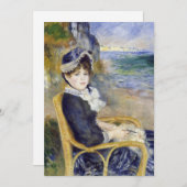 Pierre-Auguste Renoir - door de Seashore Kaart (Voorkant / Achterkant)