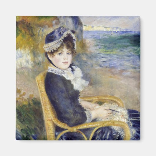 Pierre-Auguste Renoir - door de Seashore Magneet (Voorkant)