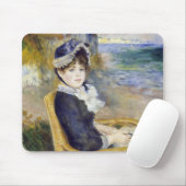 Pierre-Auguste Renoir - door de Seashore Muismat (Met muis)