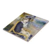 Pierre-Auguste Renoir - door de Seashore Tegeltje (Zijkant)