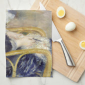 Pierre-Auguste Renoir - door de Seashore Theedoek (Quarter Fold)