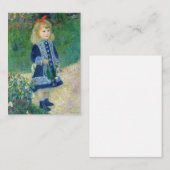 Pierre-Auguste Renoir - Een meisje met een gieter Notitiekaartje (Voorkant / Achterkant)