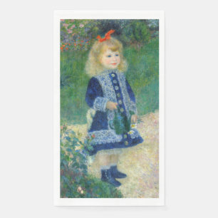 Pierre-Auguste Renoir - Een meisje met een gieter Servet