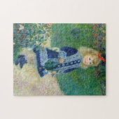 Pierre-Auguste Renoir - Een meisje met een gietkan Legpuzzel (Horizontaal)