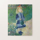 Pierre-Auguste Renoir - Een meisje met een gietkan Legpuzzel (Verticaal)