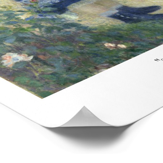 Pierre-Auguste Renoir: "Een meisje met een waterbl Poster (Hoek)