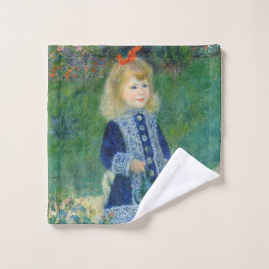 Pierre-Auguste Renoir - Een meisje met een watersc Bad Handdoek (Wasdoekje)