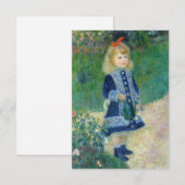 Pierre-Auguste Renoir - Een meisje met een watersc Bedankkaart (Voorkant / Achterkant)