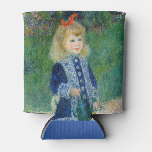 Pierre-Auguste Renoir - Een meisje met een watersc Blikjeskoeler (Voorkant)