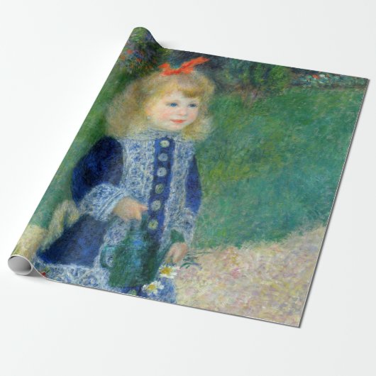 Pierre-Auguste Renoir - Een meisje met een watersc Cadeaupapier (Uitgerold)