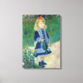 Pierre-Auguste Renoir - Een meisje met een watersc Canvas Afdruk (Voorkant)