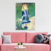 Pierre-Auguste Renoir - Een meisje met een watersc Canvas Afdruk (Insitu (Woonkamer))