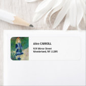 Pierre-Auguste Renoir - Een meisje met een watersc Etiket (Insitu)