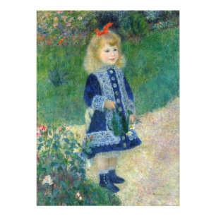 Pierre-Auguste Renoir - Een meisje met een watersc Foto Afdruk