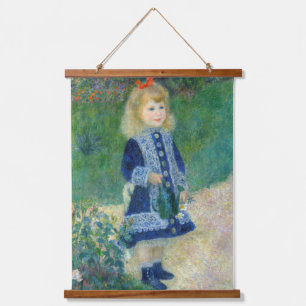 Pierre-Auguste Renoir - Een meisje met een watersc Hangend Wandkleed