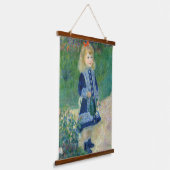 Pierre-Auguste Renoir - Een meisje met een watersc Hangend Wandkleed (Gebogen)