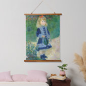 Pierre-Auguste Renoir - Een meisje met een watersc Hangend Wandkleed (Slaapkamer)