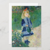 Pierre-Auguste Renoir - Een meisje met een watersc Kaart (Voorkant / Achterkant)