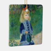 Pierre-Auguste Renoir - Een meisje met een watersc Keramisch Ornament (Rechts)