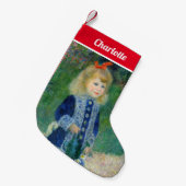 Pierre-Auguste Renoir - Een meisje met een watersc Kleine Kerstsok (Voorkant (Hangend))