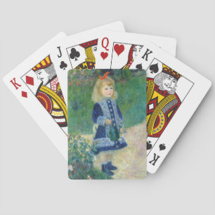 Pierre-Auguste Renoir - Een meisje met een watersc Pokerkaarten