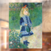 Pierre-Auguste Renoir - Een meisje met een watersc Raamsticker (Vel 2)