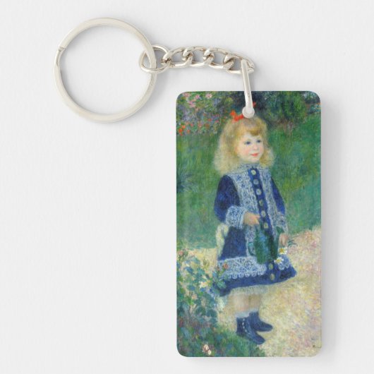 Pierre-Auguste Renoir - Een meisje met een watersc Sleutelhanger (Voorkant)