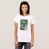 Pierre-Auguste Renoir - Een meisje met een watersc T-shirt (Voorkant volledig)