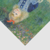 Pierre-Auguste Renoir - Een meisje met een watersc Tissuepapier (Detail)