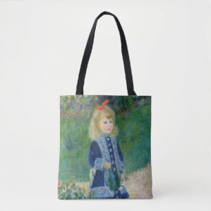 Pierre-Auguste Renoir - Een meisje met een watersc Tote Bag