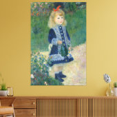 Pierre Auguste Renoir een meisje met een waterscan Canvas Afdruk (Insitu (Woonkamer))