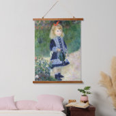 Pierre Auguste Renoir een meisje met een waterscan Hangend Wandkleed (Slaapkamer)