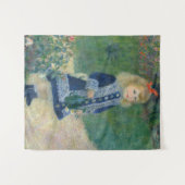 Pierre Auguste Renoir een meisje met een waterscan Wandkleed (Voorkant (horizontaal))