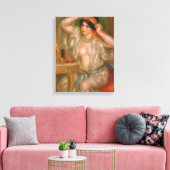 Pierre Auguste Renoir | Gabrielle aan de Mirror Canvas Afdruk (Insitu (Woonkamer))