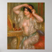 Pierre Auguste Renoir | Gabrielle aan de Mirror Poster (Voorkant)
