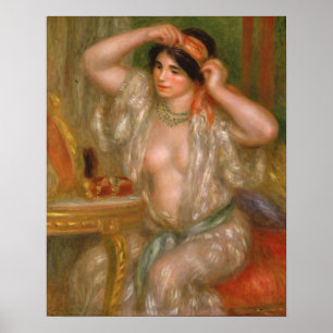 Pierre Auguste Renoir   Gabrielle aan de Mirror Poster