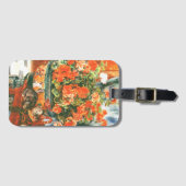 Pierre-Auguste Renoir Geraniums en katten Bagagelabel (Voorkant (horizontaal))