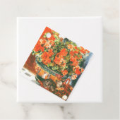 Pierre-Auguste Renoir Geraniums en katten Bedankjes Labels (In situ)