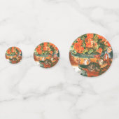 Pierre-Auguste Renoir Geraniums en katten Confetti (Achterkanten)